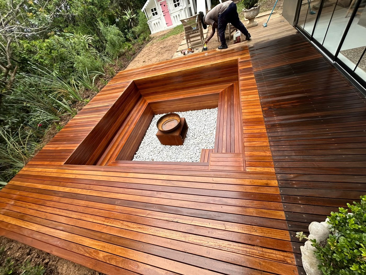 K.G Masters project photograph: decking & outdoor timber