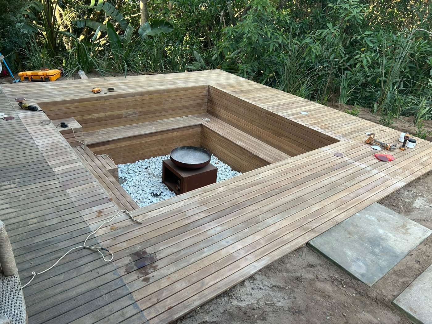 K.G Masters project photograph: decking & outdoor timber