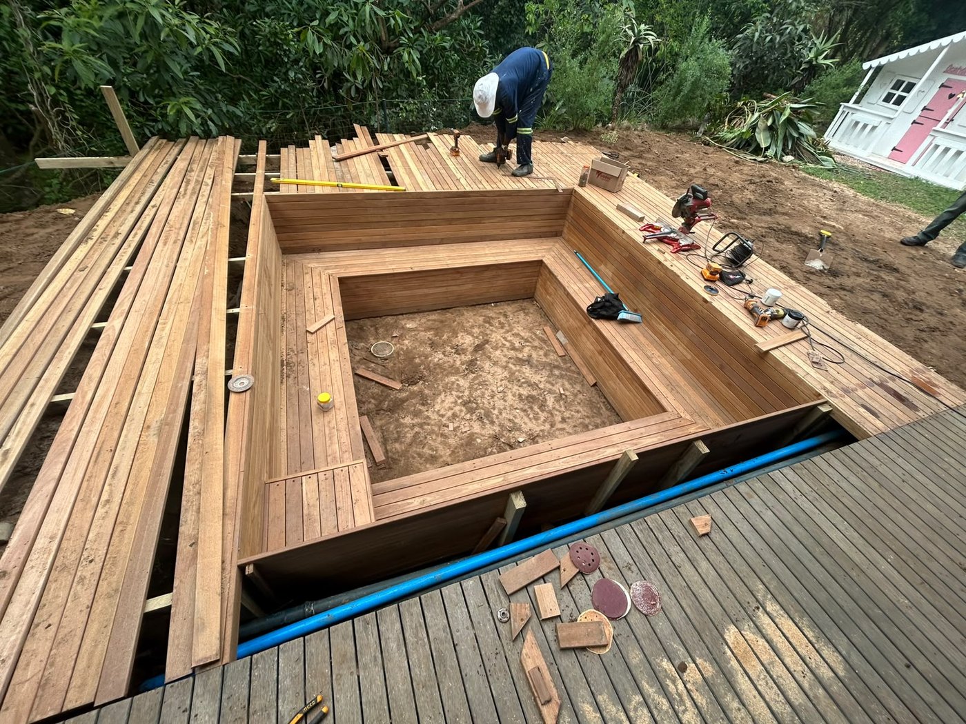 K.G Masters project photograph: decking & outdoor timber