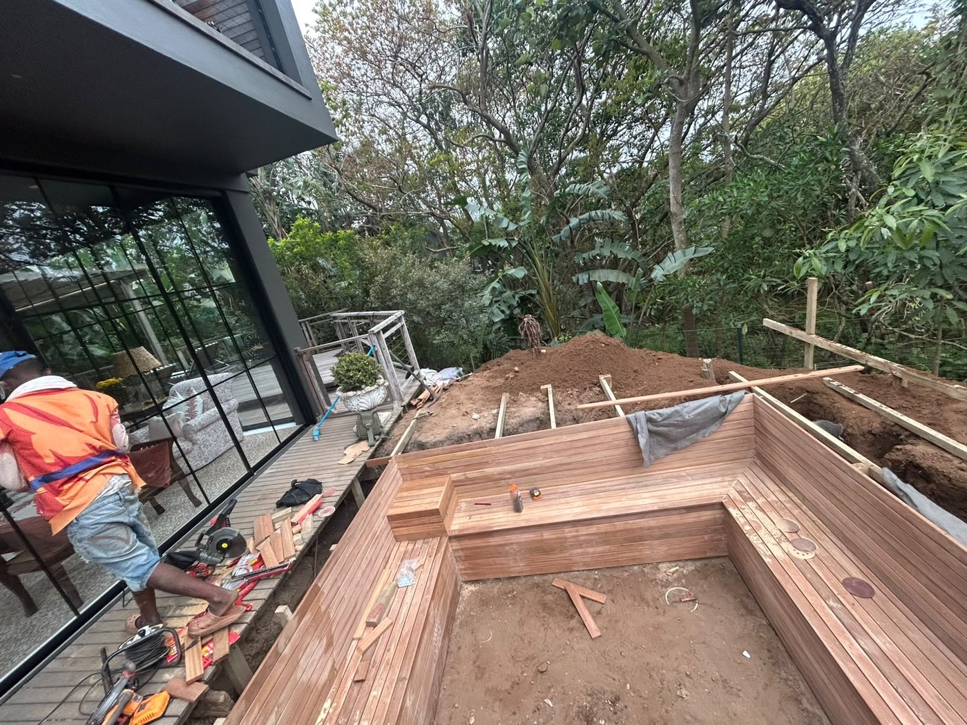 K.G Masters project photograph: decking & outdoor timber
