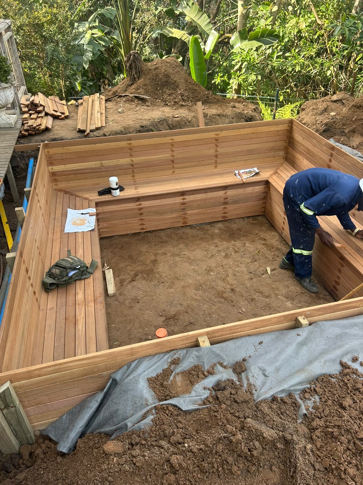 K.G Masters project photograph: decking & outdoor timber